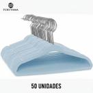 Cabide Veludo Infantil Antideslizante 50 Unidades FUKUYAMA