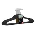 Cabide Veludo Preto C/10 Unidades KIT
