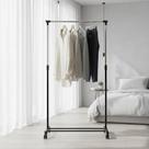 Cabideiro Arara De Roupas Organizador 164cm Sapateira Rodas