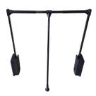 Cabideiro Basculante Extensível Tubo Preto 60cm a 83cm 12kg
