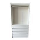 Cabideiro Com Gaveta 100% Mdf Branco - Suprema Móveis