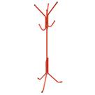 Cabideiro De Chão Pintura Eletrostática Vermelho Brilhante