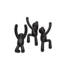 Cabideiro De Parede Buddy Preto - Umbra
