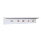 cabideiro de parede pendurador pinus branco Hub18