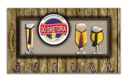 Cabideiro de Parede Porta Chaves Toalhas Cerveja