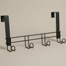 Cabideiro De Porta Com 4 Ganchos Super Resistente - Preto Cabideiro De Porta Com 4 Ganchos Super Resistente - Preto