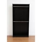 Cabideiro Duplo 100% Mdf Preto - Suprema Móveis