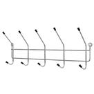 Cabideiro Duplo 5 Ganchos Para Suporte De Cozinha 19X45Cm