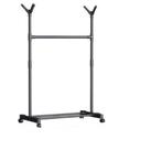 Cabideiro Estilo Arara de Aço Inox Reforçado de 2 Andares