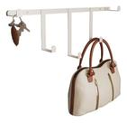 Cabideiro Industrial Decorativo Ferro Branco 45x16x5cm