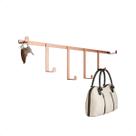 Cabideiro Industrial Decorativo Ferro Cobre 65x16x5cm