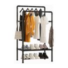 Cabideiro Multiuso Preto 100M - Dolce Home