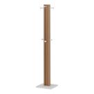 Cabideiro para Quarto Sala de Estar AZ1018 MDP Amendoa/Branco G69 - Gran Belo