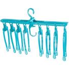 Cabideiro Seca Tudo 2505 para Secar Roupas com 8 Cabides Integrados Azul Lig Brin Cabideiro Seca Tudo 2505 para Secar Roupas com 8 Cabides Integrados Azul Lig Brin