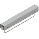 Cabideiro Suspenso 41cm Suprema Cromado com Corrediça Deslizante Dimec para Closet Armários