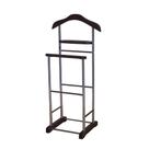 Cabideiro Valet Proman Products com Cabide Duplo de Madeira Nogueira