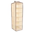 Cabideiro Vertical Pendurado Versatilidade E Design Moderno Bege