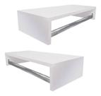 Cabideiros De Parede Arara Porta Roupas Quarto Closet Kit 2 Peças