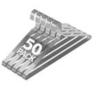 Cabides de arame de metal, pacote com 50 unidades SPECILITE Silver