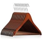 Cabides de madeira Casafield 10 Walnut Premium Lotus Wood