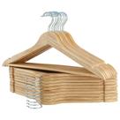 Cabides de madeira ELONG HOME Solid, pacote com 20, para camiseta, casaco