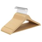Cabides de madeira SONGMICS Coat Hangers Pacote com 20 cabides naturais