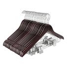 Cabides de madeira TOPIA HANGER Cherry Wood, pacote com 20