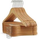 Cabides de madeira UINICOR, pacote com 30 cabides, cabide para roupas pesado