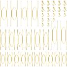Cabides de placa Hotop Invisible Wall Plate Hangers 4/5/6/8/10
