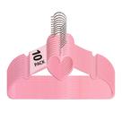 Cabides de plástico Tuccor Heavy Duty para adultos (pacote com 10 - rosa)