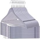 Cabides de Qualidade, Kit com 30 Unidades, Cinza, Alta Resistência Cabides de Qualidade, Kit com 30 Unidades, Cinza, Alta Resistência
