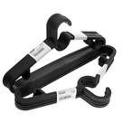 Cabides de roupa IKEA SPRUTTIG de plástico preto leve x20