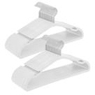 Cabides de roupas SONGMICS Heavy-Duty Plastic, pacote com 50 unidades, branco nublado