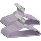 Cabides de veludo para crianças TechZoo 50 Premium 35 cm roxos