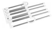 Cabides Multifuncional Para Calças Inox 5 Divisórias Branco