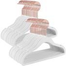 Cabides para bebês SONGMICS, pacote com 50, 30 x 20,5 cm, ganchos em ouro rosa