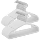 Cabides para bebês SONGMICS, pacote com 50, antiderrapantes, veludo, branco