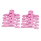 Cabides para bonecas Emily Rose, 14 polegadas, pacote com 10, rosa de madeira