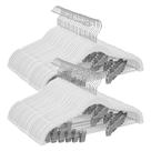 Cabides para calças SONGMICS, pacote com 50 veludo com clipes ajustáveis Cabides para calças SONGMICS, pacote com 50 veludo com clipes ajustáveis
