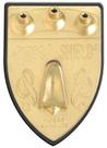 Cabides para fotos OOK 55006 Brass Shield Design 75 libras