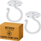 Cabides para plantas RTZEN, ferro forjado, metal, pacote com 2 unidades, brancos Cabides para plantas RTZEN, ferro forjado, metal, pacote com 2 unidades, brancos
