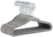 Cabides para roupas Amazon Basics Kids Velvet, pacote antiderrapante, 30