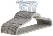 Cabides para roupas Amazon Basics Slim Velvet, antiderrapantes, pacote com 30