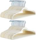 Cabides para roupas Amazon Basics Slim Velvet, pacote antiderrapante, 100