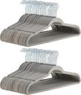 Cabides para roupas Amazon Basics Slim Velvet, pacote antiderrapante, 100