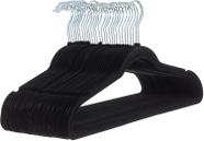 Cabides para roupas Amazon Basics Slim Velvet, pacote antiderrapante, 30