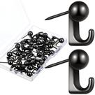 Cabides Push Pin Jetec Metal, 30 peças para pendurar fotos