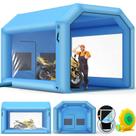 Cabina de Pintura Inflable LVAOSTT 10x8.2x8.2 pies con Soplador de 550W