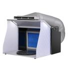 Cabine de pulverização com aerógrafo VEVOR Portable Hobby com luz LED