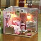 Cabine de quebra-cabeça DIY feita à mão para crianças Sunshine Princess